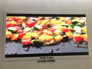 High Definition Small Pixel Pitch LED Display Spacing Kecil P1.25 Untuk Iklan