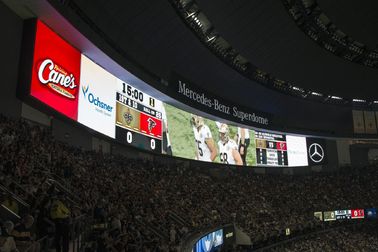 Layar Led Curved P5.95 Untuk Acara, Outdoor Led Display Board Metode Kontrol Sinkron