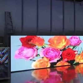 P10 HD High Brightness LED Display Modul Full Color 320 * 160mm Ukuran FCC Disetujui