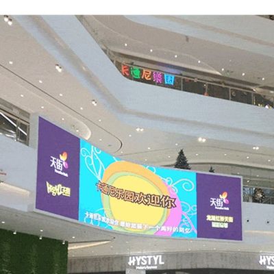 SMD2121 Lampu P3 Iklan LED Display 111111 Dots / Sqm Pixel 1100 Cd / ㎡ Kecerahan