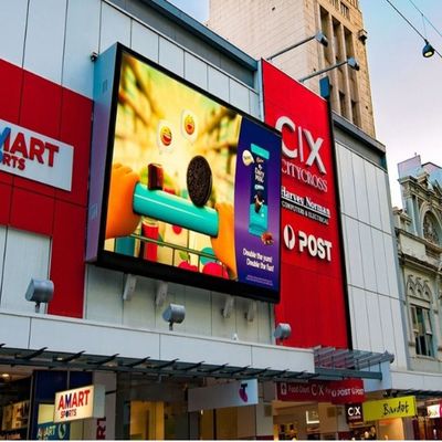 P6 P8 P10 Layar Led Outdoor Layar Video Panel Kecerahan Tinggi Untuk Iklan