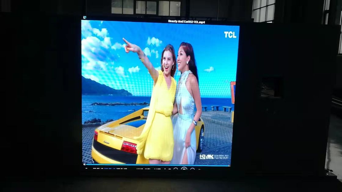 Layar Led Pitch Halus Penuh Warna P1.875 Resolusi Standar Ringan Dalam Ruangan