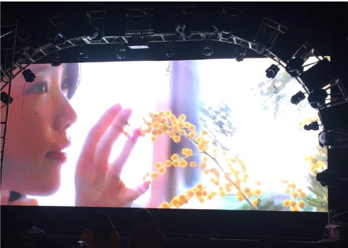 Indoor P3.91 Led Panel Untuk Panggung, Panggung Dipimpin Dinding Video Ukuran Kabinet 500 * 500mm