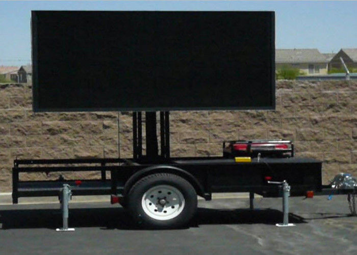 1/4 Pindai SMD P10 Mobile Truck Led Display, Tanda Iklan Mobile 2 Tahun Garansi