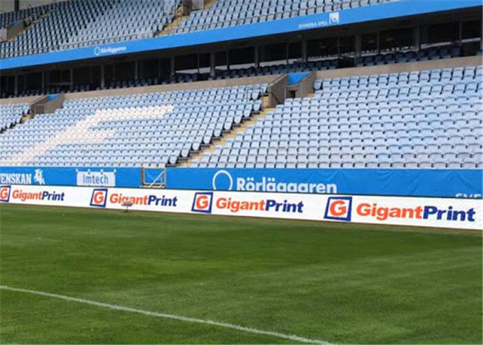 Stabilitas Tinggi P10 Stadium LED Display Perimeter AC105 - 235V Tegangan Input