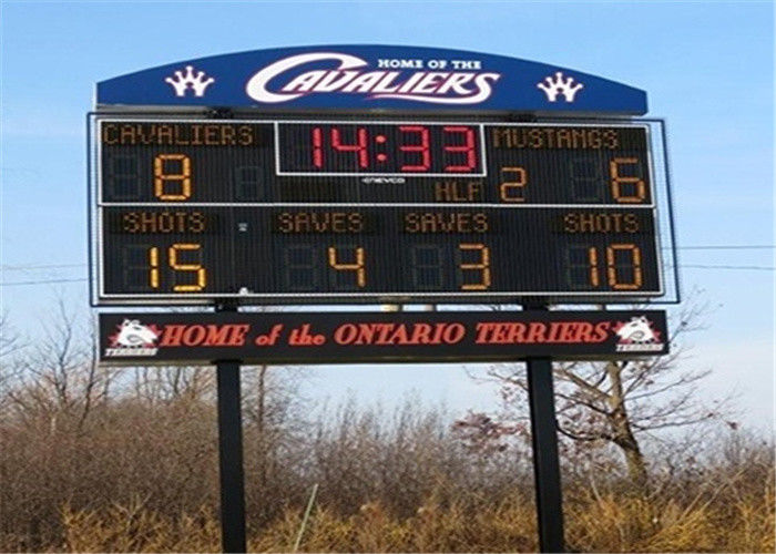 Arena Football Papan Skor Olahraga Elektronik, Lampu Papan Skor Led Display SMD2727