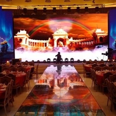 1/16 Pindai Drive Duty Indoor Video Wall LED 3.9mm Pitch Konfigurasi Warna 1R1G1B