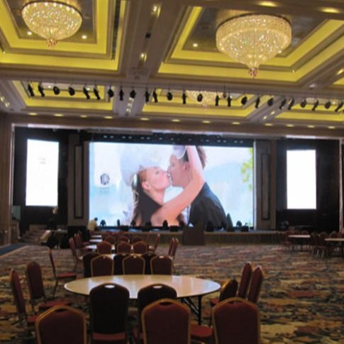 Panel Layar Led Besar Indoor, Layar Led Terang 1/8 Pindai Drive Drive